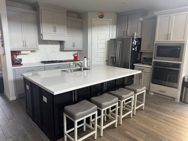Kitchen cabinet refinishing — painted cabinets San Antonio